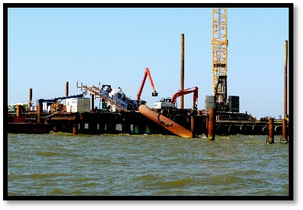James River crossing project infrastructure