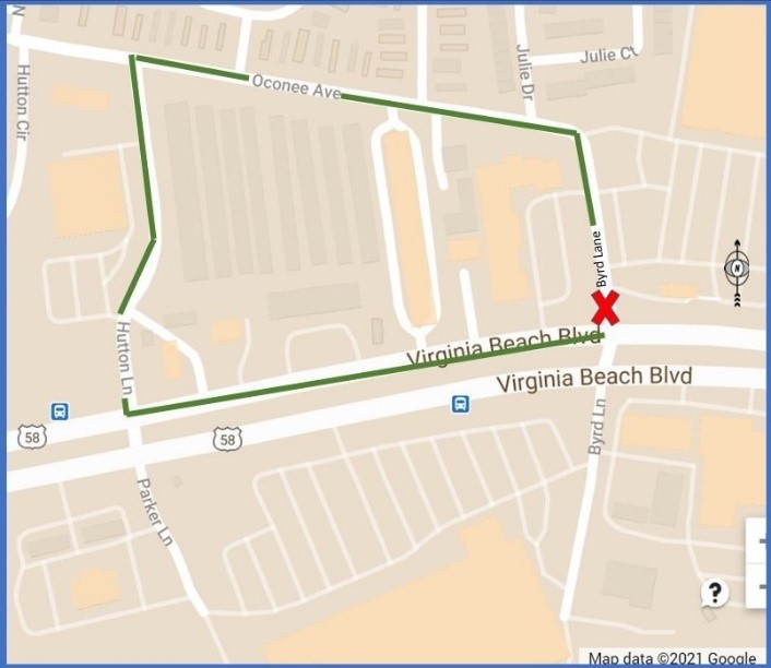 Byrd Lane Detour