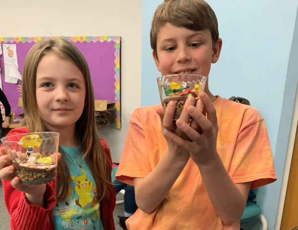 students with potomac aquifer cup 