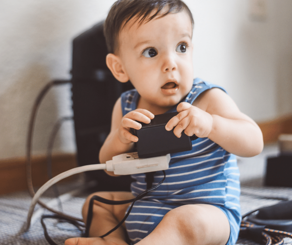 Baby with Electrical