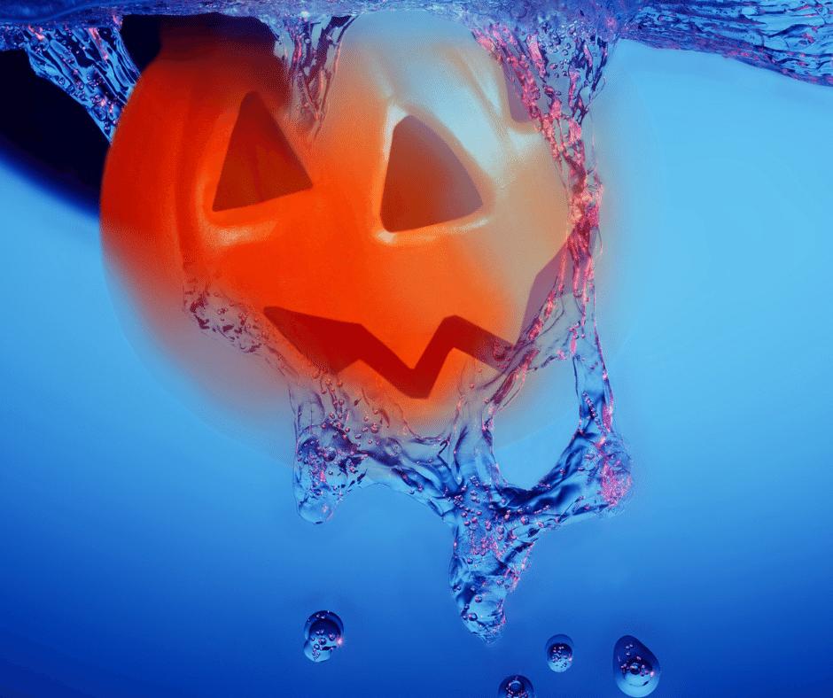 Pumpkin in water