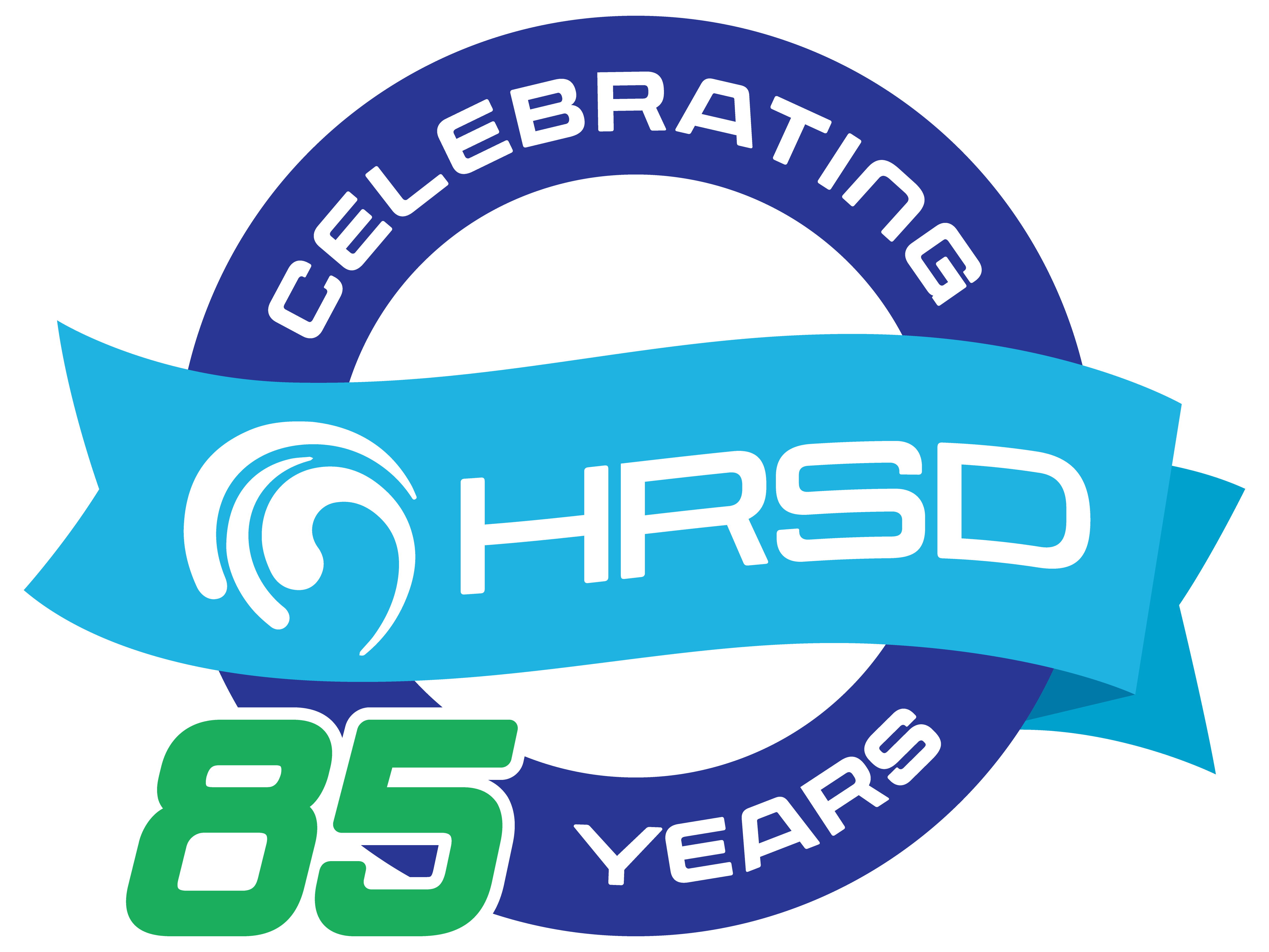 HRSD 85th Anniversary Logo
