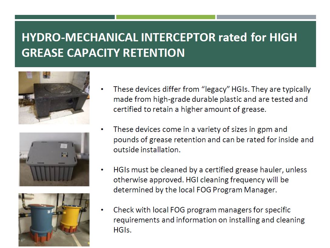 Grease Interceptor Program  Environmental Quality Management