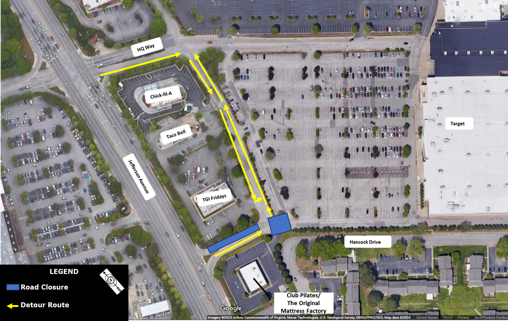 Construction Notice 6 Kiln Creek Patrick Henry Mall Sewer Pipe Replacement
