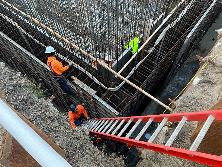 Park Avenue Pump Station construction